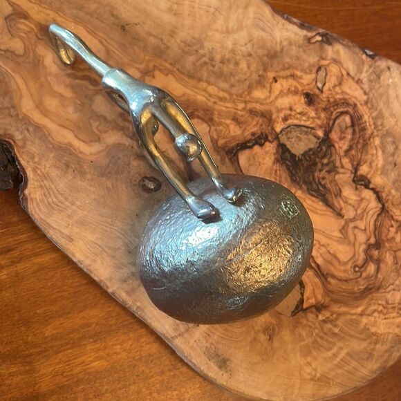 Sisyphus Sculpture, Man Pushing Boulder Bookend - Picture 3 of 8